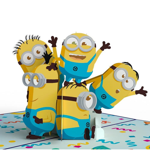 Pop Up Greeting Card Universal Minions