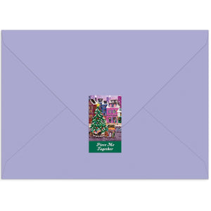 Joy Laforme Christmas Square Greeting Card Puzzle