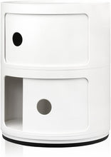 Kartell Componibili Classic Storage 2 Elements White - NEW - NO BOX