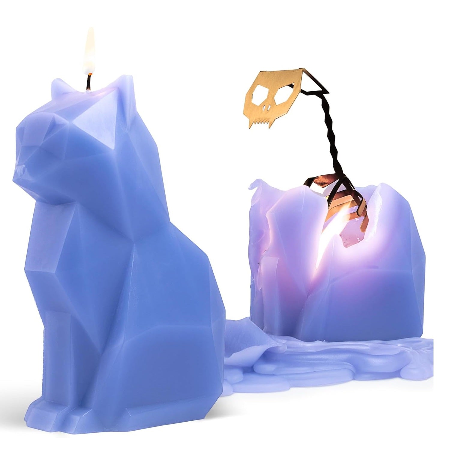 Candle Kisa with Skeleton Lavender