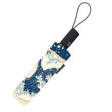 Hokusai The Great Wave Folding Travel Umbrella