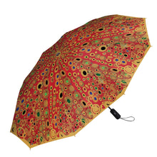 Klimt Hope II Red Folding Travel Umbrella