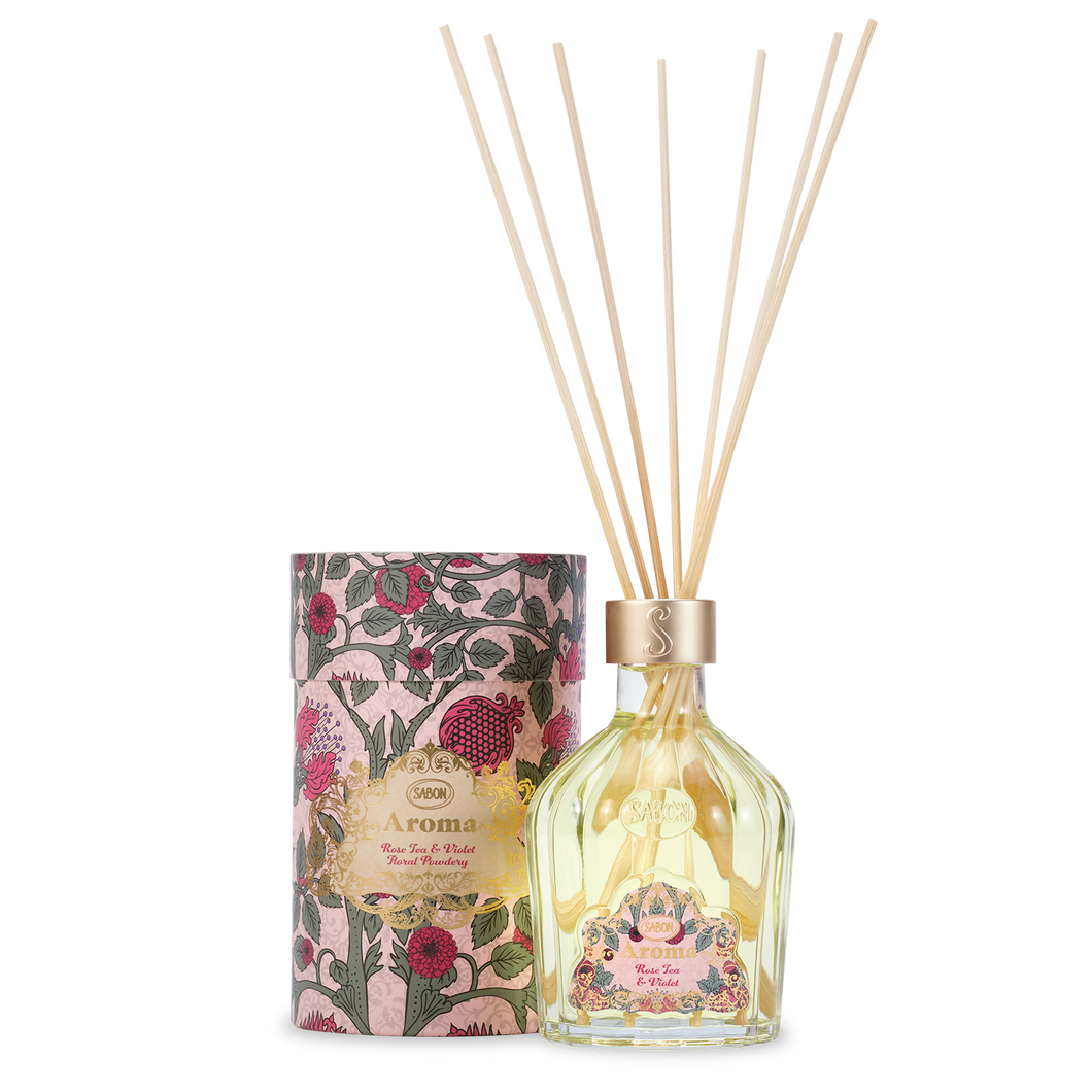 Aroma Reed Diffuser Rose Tea & Violet 245mL
