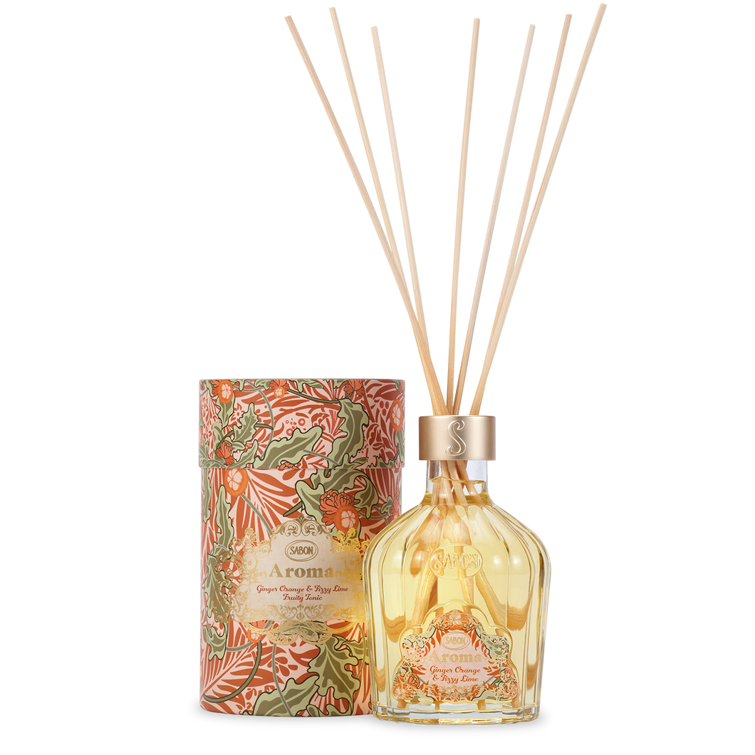 Aroma Reed Diffuser Ginger Orange & Fizzy Lime 250mL