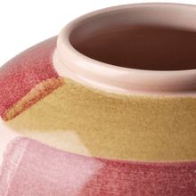 Kähler Canvas Vase, Rose/Brown, 7.9"