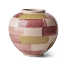 Kähler Canvas Vase, Rose/Brown, 7.9"