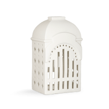 Kähler Urbania Tivoli Candle Lighthouse Entrance, White, H: 7.3"