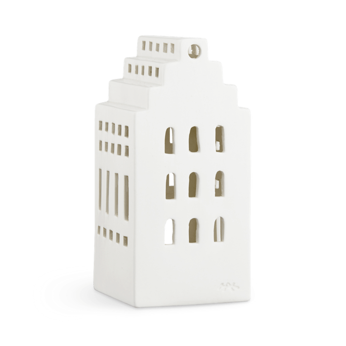 Kähler Urbania Candle Lighthouse Manor, White, H: 6.7