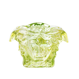 Rosenthal Versace Medusa Grande Vase Yellow-Green 19 cm – Speranza Design Gallery