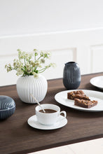 Kähler Hammershøi Cup w/Saucer, White, 3 Pcs.