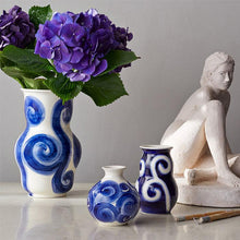 Kähler Tulle Vase, Blue, H: 5.1"