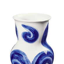 Kähler Tulle Vase, Blue, H: 8.9"