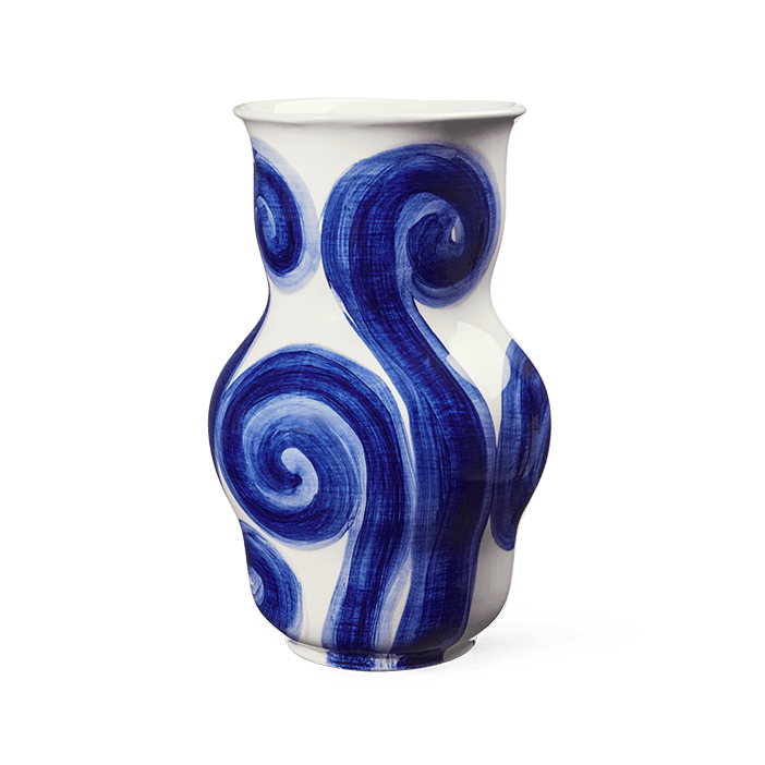 Kähler Tulle Vase, Blue, H: 8.9