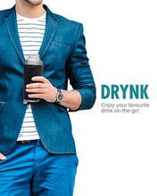 Vaya Drynk - 11.8 fl.oz - Black - with Gulper Lid + 2 Cups