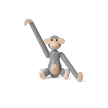 Kay Bojesen Monkey, Mini, Grey, H: 3.7"