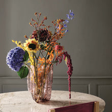 Kosta Boda Crackle XL Vase Pink