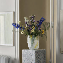Kosta Boda Crackle Vase Tall Lemon Sorbet