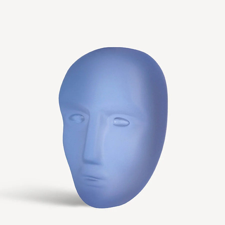 Kosta Boda Brains Karolina Crystal Blue Glass (first Brains in the collection)