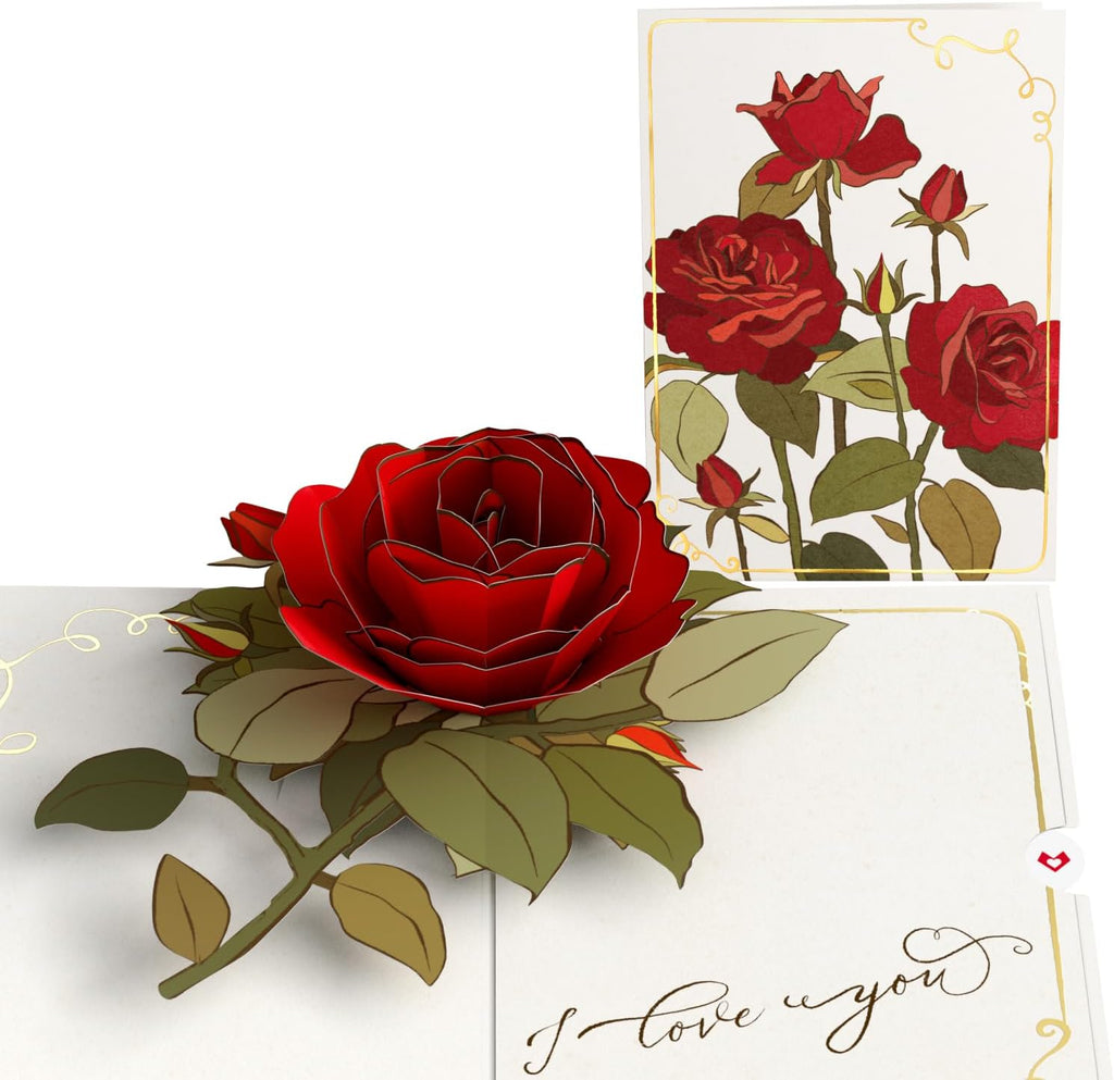I Love You - Roses Pop Up Card – Speranza Design Gallery