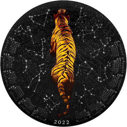 Vista Alegre Calendar Tiger Plate 2022 Symbol of The Year