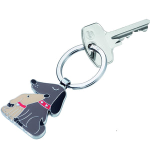 Keyring Dog and Puppy