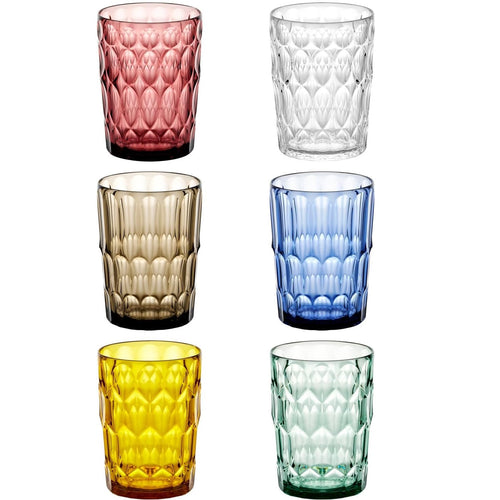 Guzzini Vanity Tumblers Set of 6, Assorted