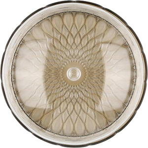 Guzzini Vanity Small Cake Serving Plate with Dome Smoke