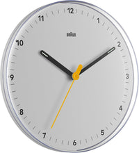 Braun Wall Clock 9" White