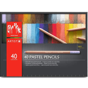 Caran d'Ache Pastel Pencils Set of 40 Colors