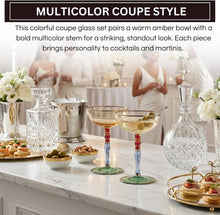Khen Ravello Coupe Glassware - Set of 2