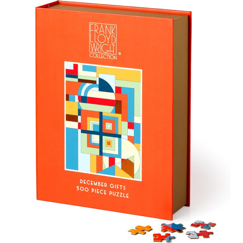 Frank Lloyd Wright December Gifts 500 Piece Book Puzzle