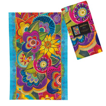 Laurel Burch Carlotta's Garden Kitchen Tea Towel 18x28"