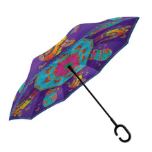 Laurel Burch Cats & Butterflies Reverse Umbrella