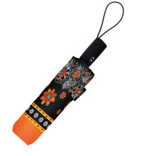 Laurel Burch Orange Blossoms Folding Travel Umbrella