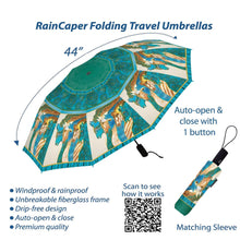 Laurel Burch Sky Mares Folding Travel Umbrella