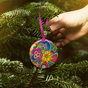 Laurel Burch Carlotta Garden Year-round Keepsake Ornament