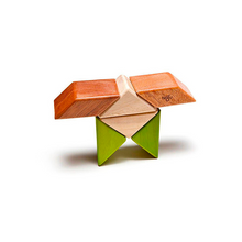 Pocket Pouch Prism Magnetic Wooden Blocks 6 pieces