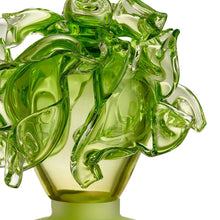 Kosta Boda Mino Spring Green Glass Object