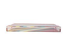 Large Serving Tray - Colored Stripes
