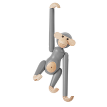 Kay Bojesen Monkey, Mini, Grey, H: 3.7"