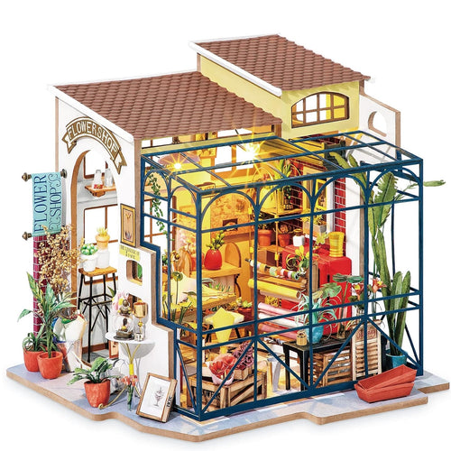 Diy Miniature House Kit: Emily's Flower Shop