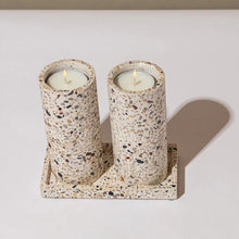 Handcrafted Shabbat Candleholders – Terrazzo Series