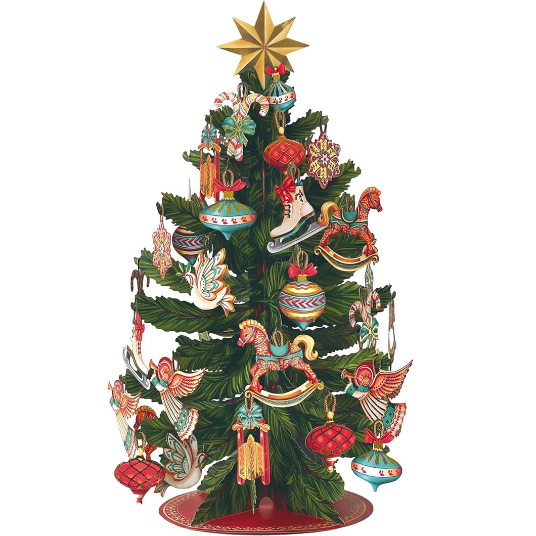 Pop-Up Greeting Card Christmas Tree