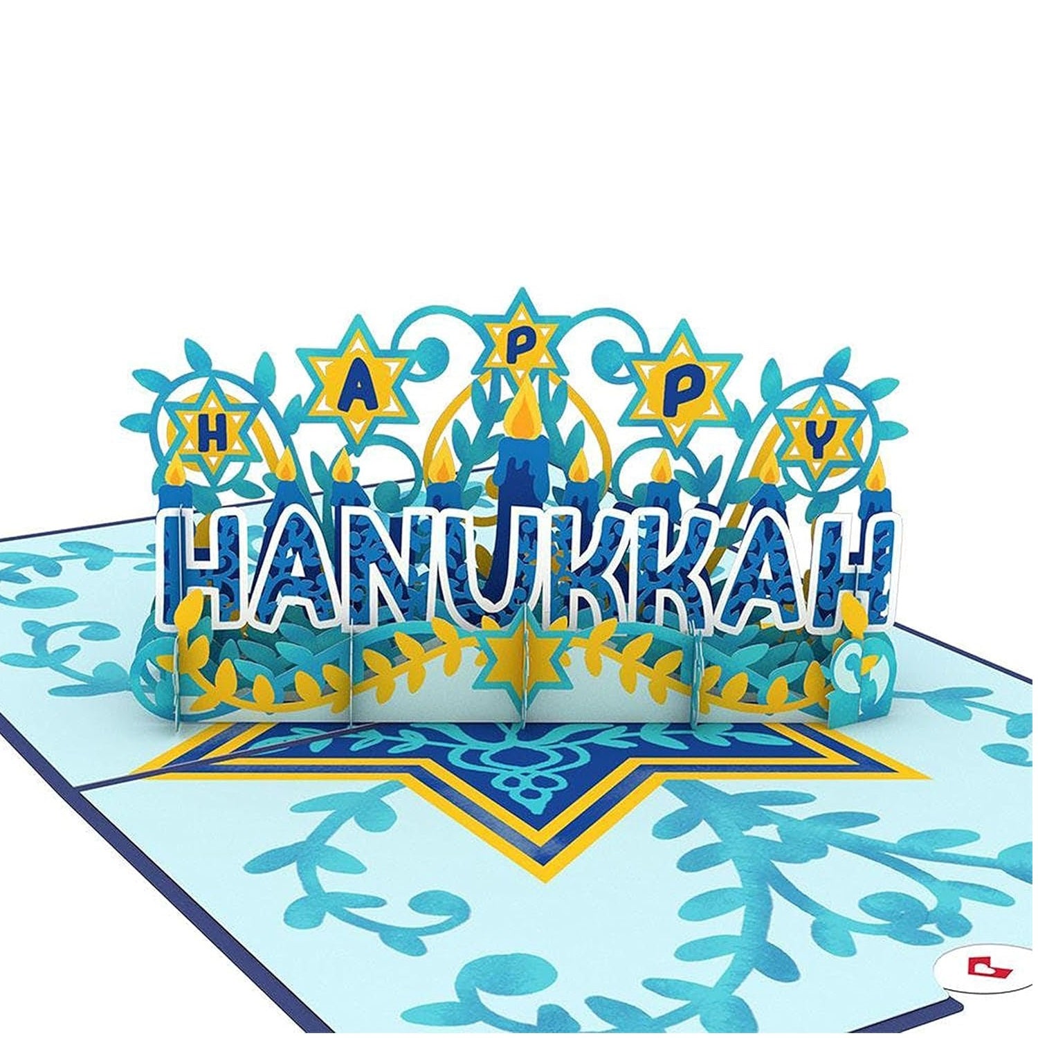 Pop Up Greeting Card Happy Hanukkah