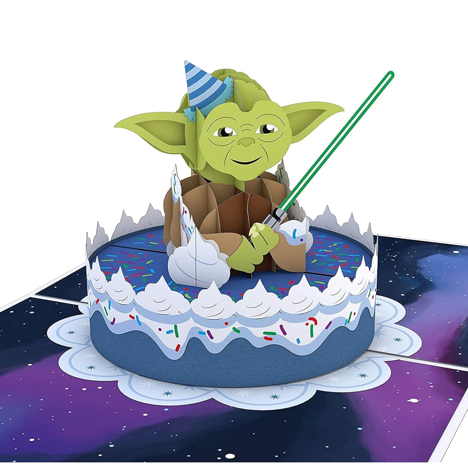 Pop Up Greeting Card Star Wars™ Yoda™ Birthday