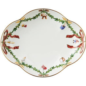 Royal Copenhagen Star Fluted Christmas Dish