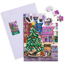 Joy Laforme Christmas Square Greeting Card Puzzle