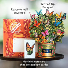 3-D Pop-Up Greeting Card Butterflies and Buttercups