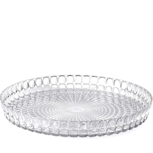 Tiffany Round Tray Clear