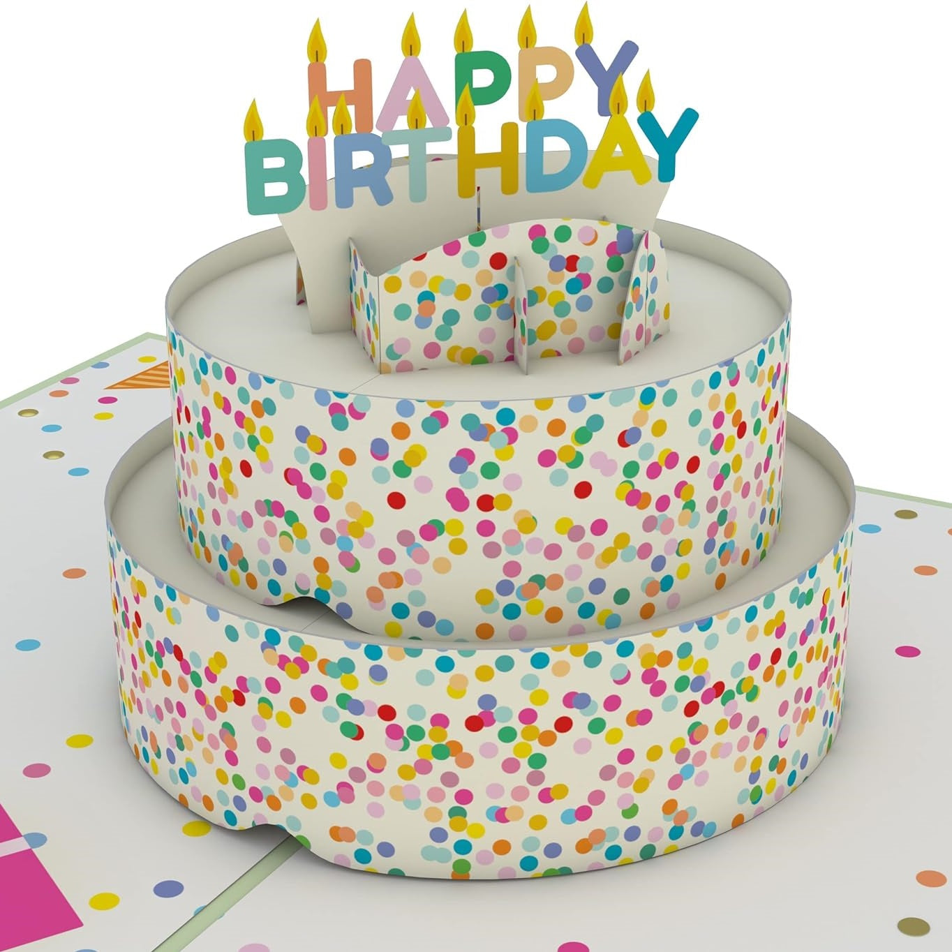 Pop Up Greeting Card Sprinkles Birthday